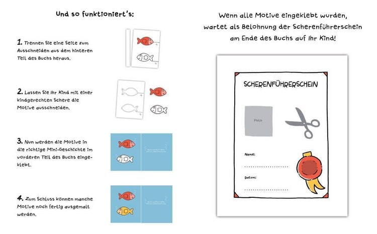 Produktbild: Mein kunterbuntes Ausschneide-Buch. Schneiden, kleben, malen ab 3 Jahren