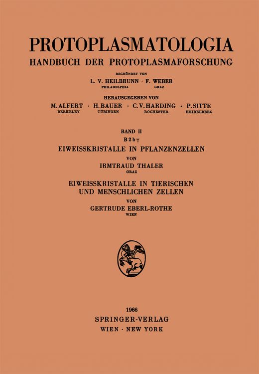 Produktbild: Eiweisskristalle in Pflanzenzellen. Eiweisskristalle in tierischen und menschlichen Zellen