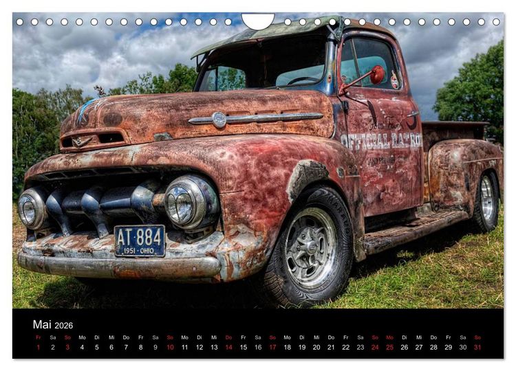 Produktbild: Au&szlig;ergew&ouml;hnliche Autos - Hot Rods (Wandkalender 2026 DIN A4 quer), CALVENDO Monatskalender