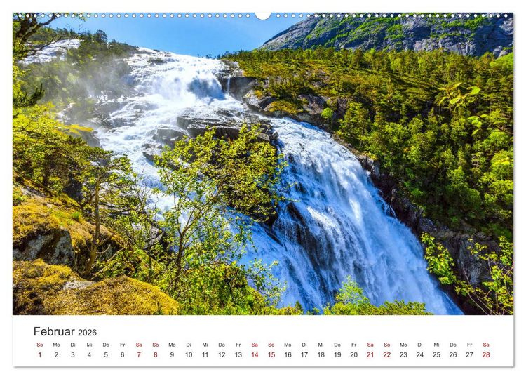 Produktbild: Norwegen - Landschaften und Fjorde im westlichen Norwegen (hochwertiger Premium Wandkalender 2026 DIN A2 quer), Kunstdruck in Hochglanz