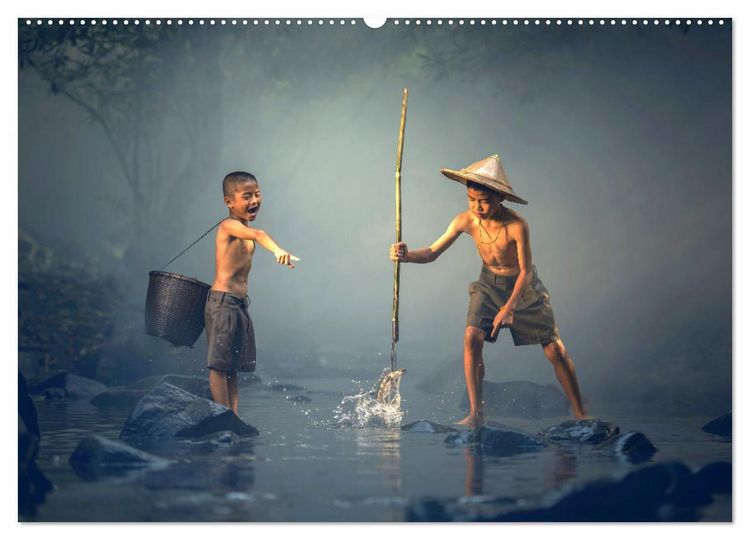 Produktbild: Landleben in S&uuml;dostasien. Menschen in Vietnam und Kambodscha (Wandkalender 2026 DIN A2 quer), CALVENDO Monatskalender