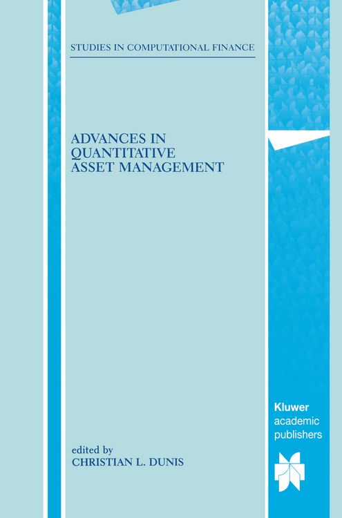 Produktbild: Advances in Quantitative Asset Management