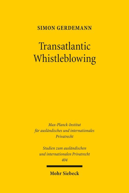Produktbild: Transatlantic Whistleblowing