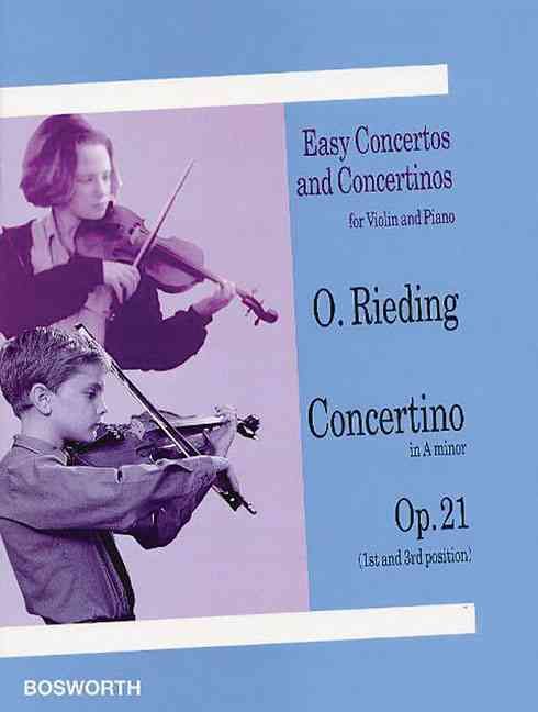 Produktbild: Oscar Rieding: Concertino in a Minor, Opus 21