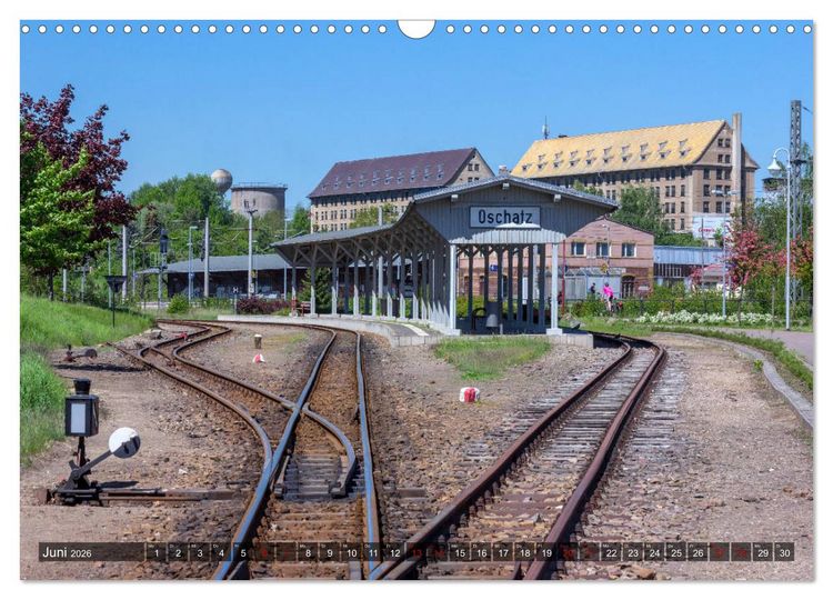 Produktbild: Unterwegs in Oschatz (Wandkalender 2026 DIN A3 quer), CALVENDO Monatskalender
