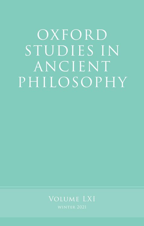 Produktbild: Oxford Studies in Ancient Philosophy, Volume 61