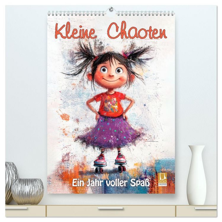 Produktbild: Kleine Chaoten (hochwertiger Premium Wandkalender 2027 DIN A2 hoch), Kunstdruck in Hochglanz