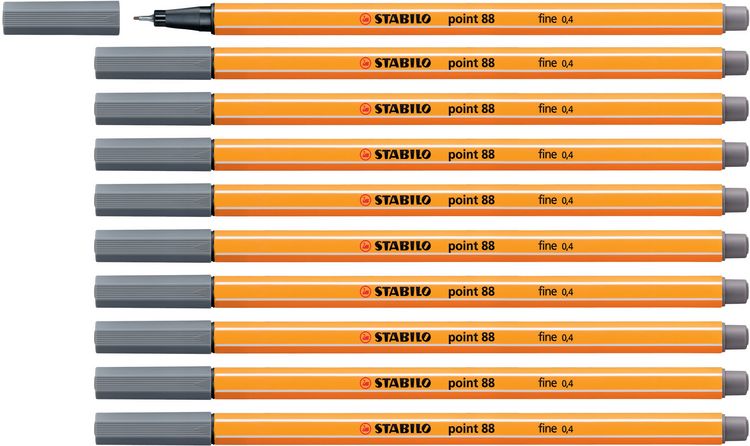 Produktbild: STABILO Point 88 dunkelgrau