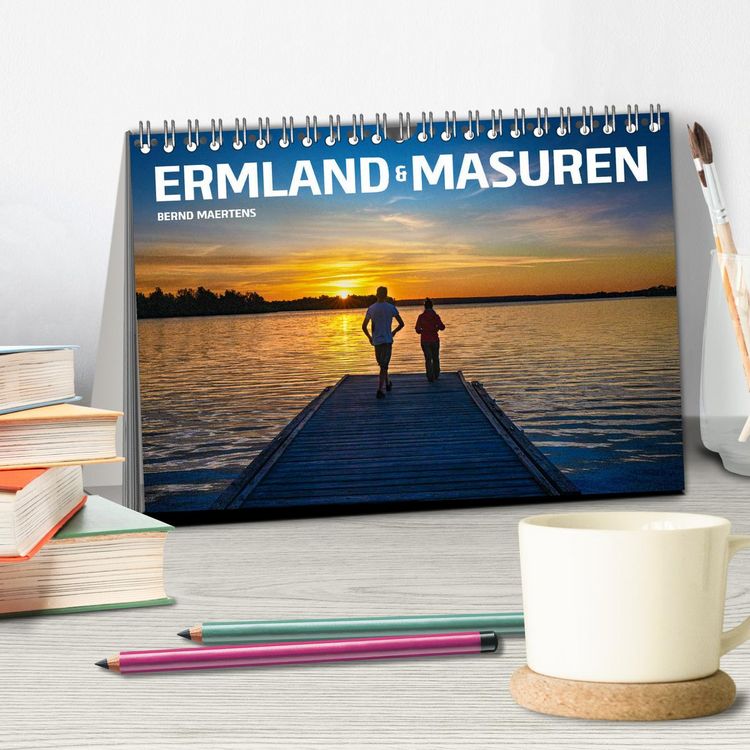 Produktbild: ERMLAND MASUREN (Tischkalender 2026 DIN A5 quer), CALVENDO Monatskalender