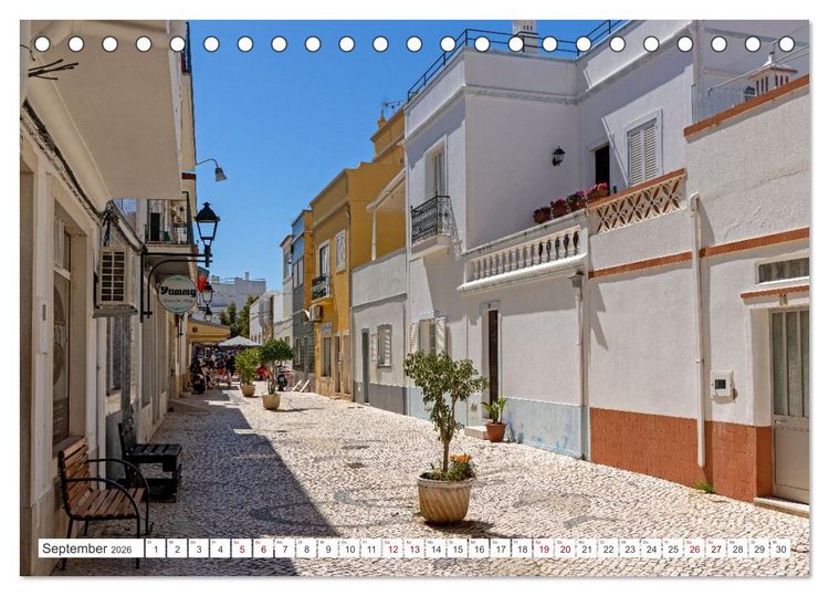 Produktbild: Die Sandalgarve - Der flache K&uuml;stenabschnitt im S&uuml;dosten Portugals (Tischkalender 2026 DIN A5 quer), CALVENDO Monatskalender