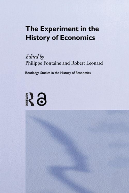 Produktbild: The Experiment in the History of Economics