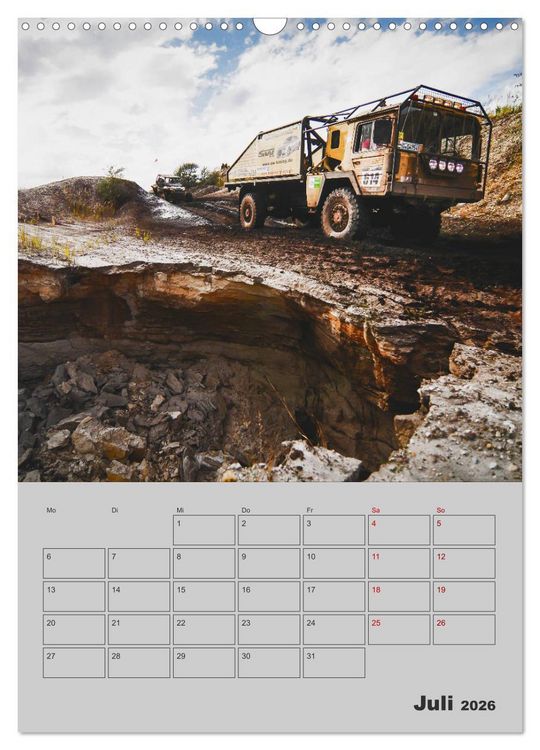 Produktbild: RALLYE RAID - Saison Planer (Wandkalender 2026 DIN A3 hoch), CALVENDO Monatskalender