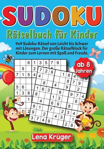 Produktbild: Sudoku R&auml;tselbuch f&uuml;r Kinder ab 8 Jahren