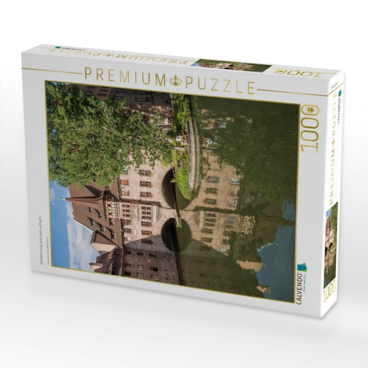Produktbild: CALVENDO Puzzle N&Uuml;RNBERG Heilig-Geist-Spital und Pegnitz | 1000 Teile Lege-Gr&ouml;&szlig;e 64x48cm Foto-Puzzle f&uuml;r gl&uuml;ckliche Stunden