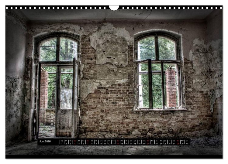 Produktbild: Lost Places, Vergessene Orte / AT-Version (Wandkalender 2026 DIN A3 quer), CALVENDO Monatskalender