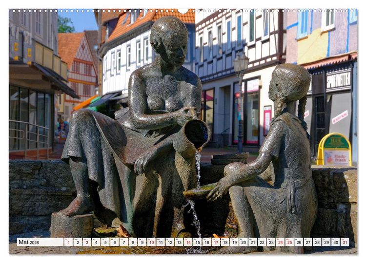 Produktbild: Hofgeismar - Dornr&ouml;schenstadt und Fachwerkh&auml;user (Wandkalender 2026 DIN A2 quer), CALVENDO Monatskalender