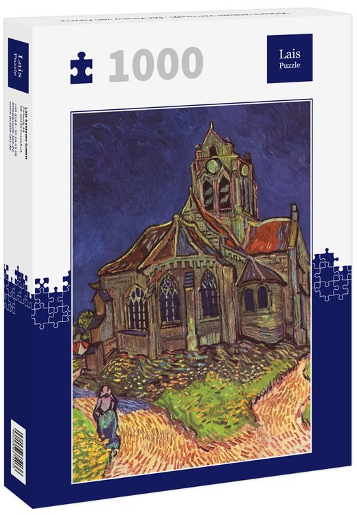Produktbild: Lais Puzzle Vincent Willem van Gogh - Die Kirche von Auvers 1000 Teile