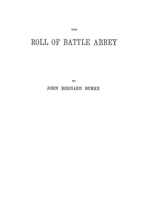 Produktbild: Roll of Battle Abbey