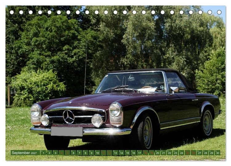 Produktbild: Oldtimer - Fahrzeuge die Geschichte schrieben (Tischkalender 2027 DIN A5 quer), CALVENDO Monatskalender