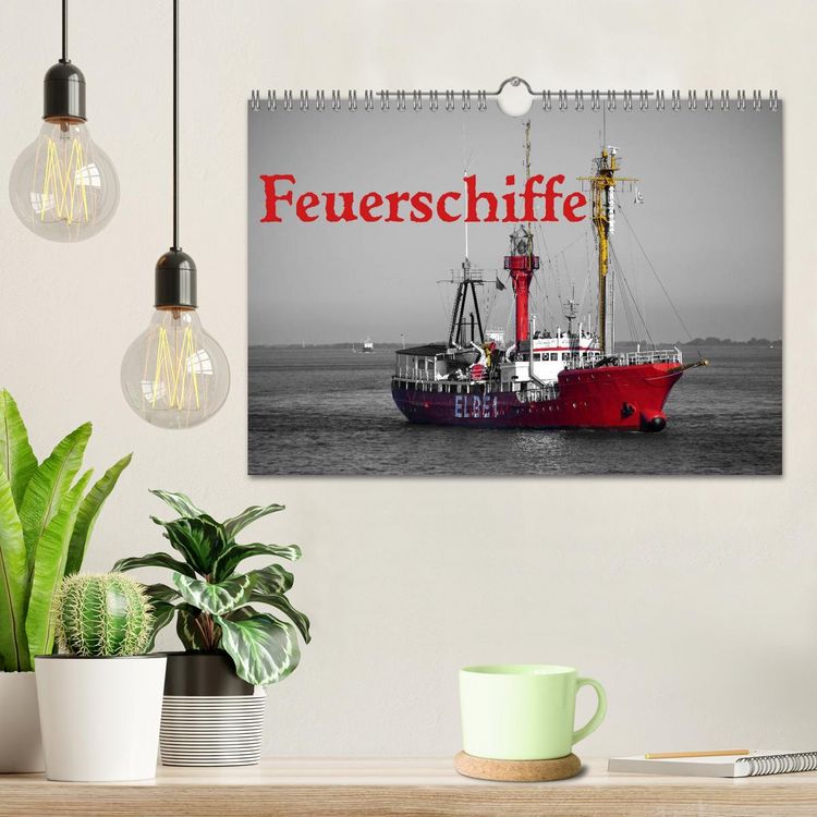 Produktbild: Feuerschiffe (Wandkalender 2026 DIN A4 quer), CALVENDO Monatskalender