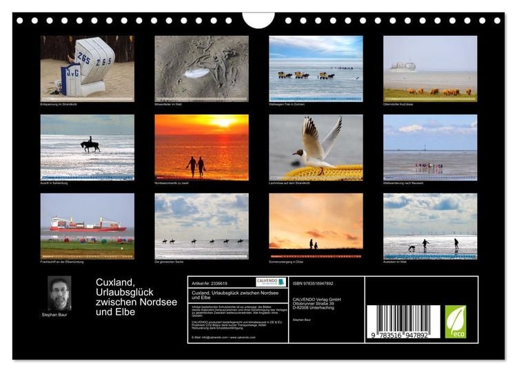 Produktbild: Cuxland, Urlaubsgl&uuml;ck zwischen Nordsee und Elbe (Wandkalender 2027 DIN A4 quer), CALVENDO Monatskalender