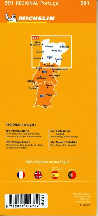 Produktbild: Michelin Portugal Nord