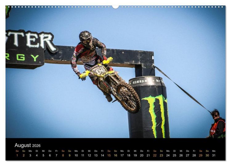 Produktbild: MX Racing 2026 (Wandkalender 2026 DIN A2 quer), CALVENDO Monatskalender