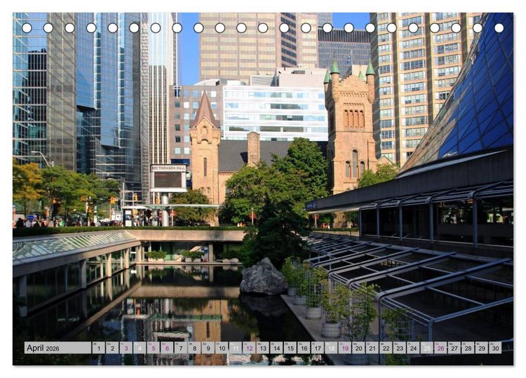 Produktbild: Provinzhauptstadt Toronto (Tischkalender 2026 DIN A5 quer), CALVENDO Monatskalender