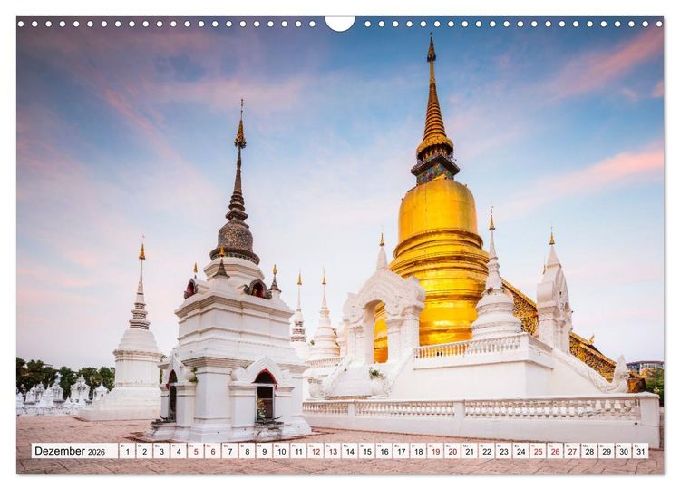 Produktbild: Thailand - Postkarten aus dem Land des L&auml;chelns (Wandkalender 2026 DIN A3 quer), CALVENDO Monatskalender