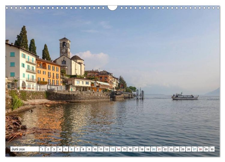 Produktbild: Tessin, Impressionen aus der Italienischen Schweiz (Wandkalender 2026 DIN A3 quer), CALVENDO Monatskalender