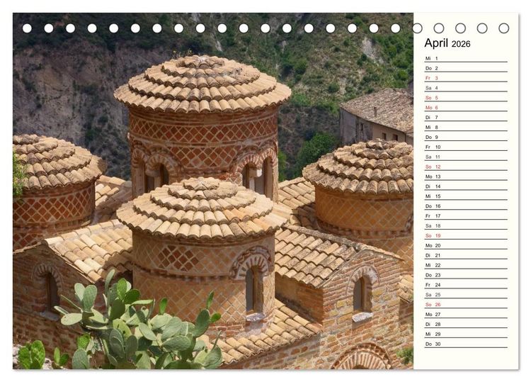 Produktbild: Kalabrien (Tischkalender 2026 DIN A5 quer), CALVENDO Monatskalender