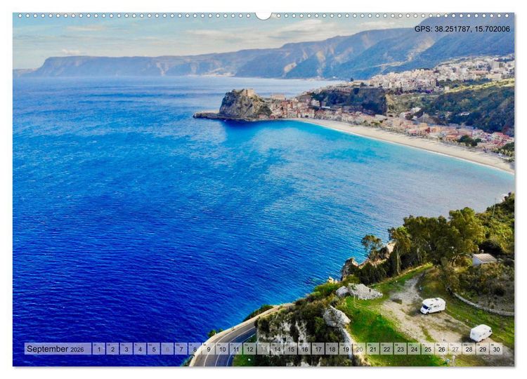 Produktbild: Mit dem Wohnmobil durch Italien (hochwertiger Premium Wandkalender 2026 DIN A2 quer), Kunstdruck in Hochglanz