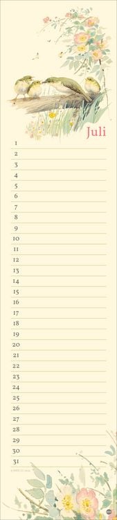 Produktbild: Edith Holden: Geburtstagskalender Langplaner