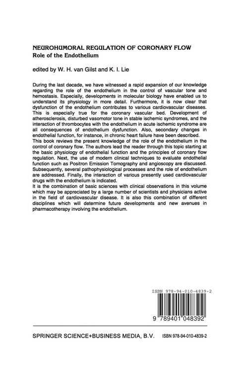 Produktbild: Neurohumoral Regulation of Coronary Flow