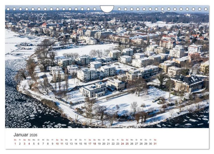 Produktbild: Potsdam - UNESCO Weltkulturerbe und Stadt der Schl&ouml;sser und G&auml;rten (Wandkalender 2026 DIN A4 quer), CALVENDO Monatskalender