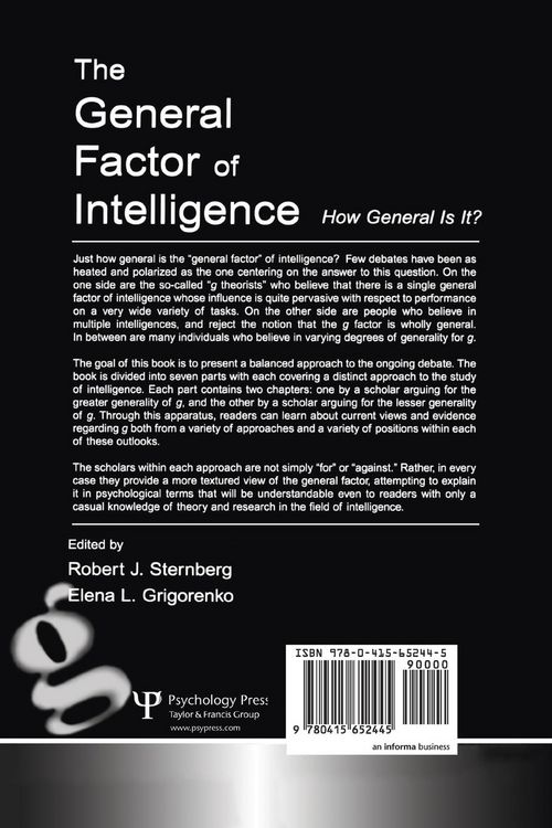 Produktbild: The General Factor of Intelligence