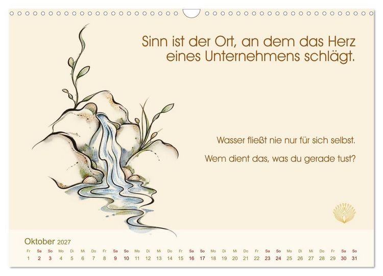 Produktbild: Arbeit ist Beziehung (Wandkalender 2027 DIN A3 quer), CALVENDO Monatskalender