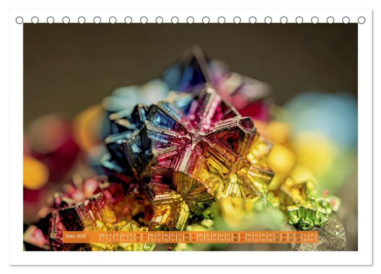 Produktbild: Edelsteine und Kristalle - Makro (Tischkalender 2027 DIN A5 quer), CALVENDO Monatskalender