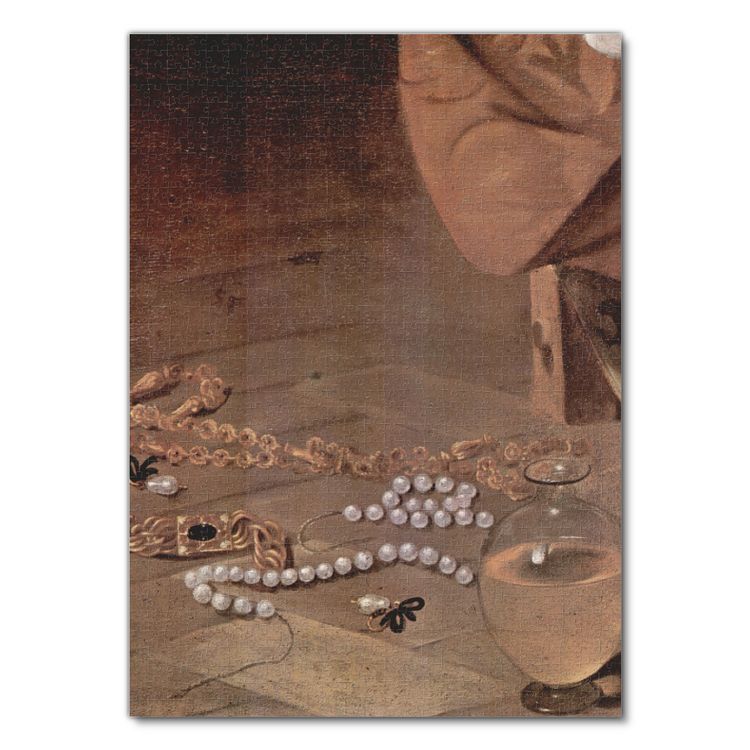 Produktbild: Lais Puzzle Michelangelo Caravaggio - Maria Magdalena, Detail: Perlen 1000 Teile