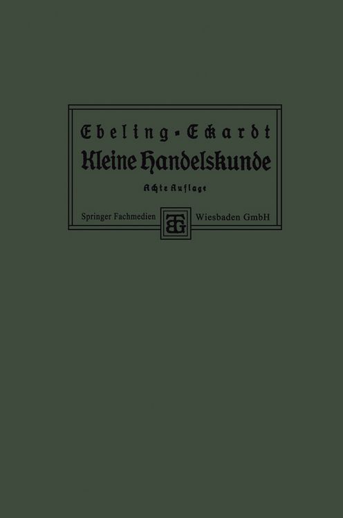 Produktbild: Kleine Handelskunde