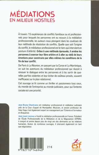 Produktbild: M&eacute;diations en milieux hostiles