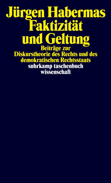Produktbild: Faktizit&auml;t und Geltung