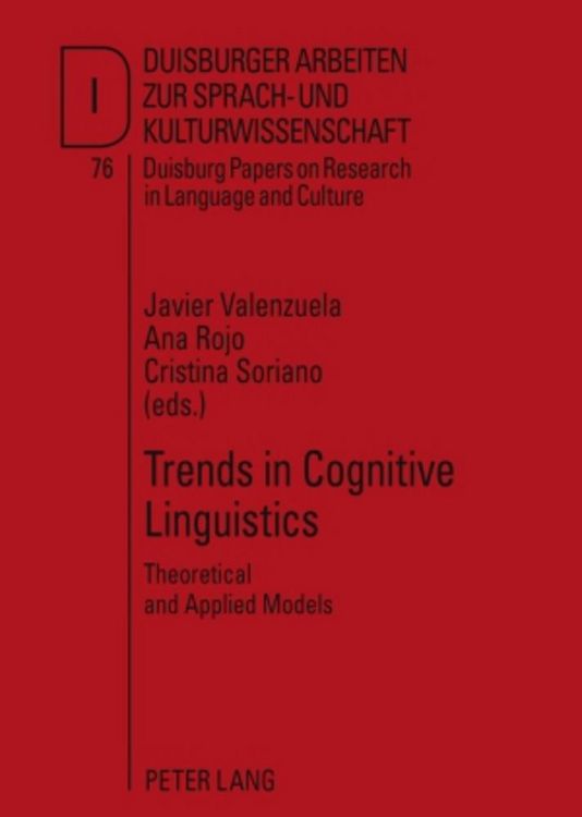 Produktbild: Trends in Cognitive Linguistics