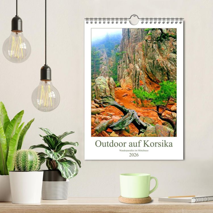 Produktbild: Outdoor auf Korsika - Wanderparadies im Mittelmeer (Wandkalender 2026 DIN A4 hoch), CALVENDO Monatskalender