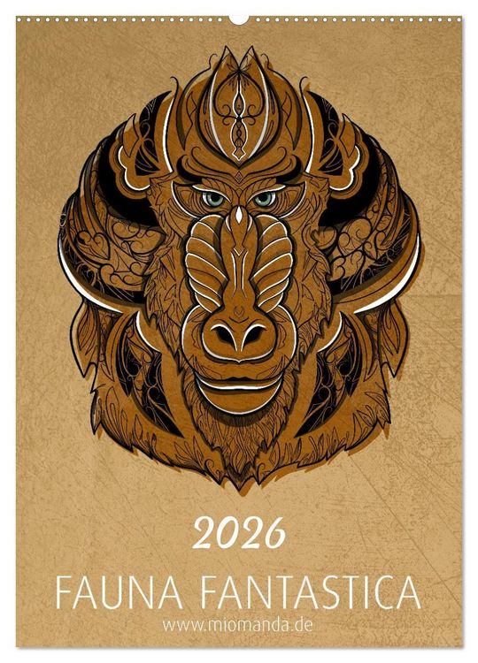 Produktbild: Fauna Fantastica (Wandkalender 2026 DIN A2 hoch), CALVENDO Monatskalender
