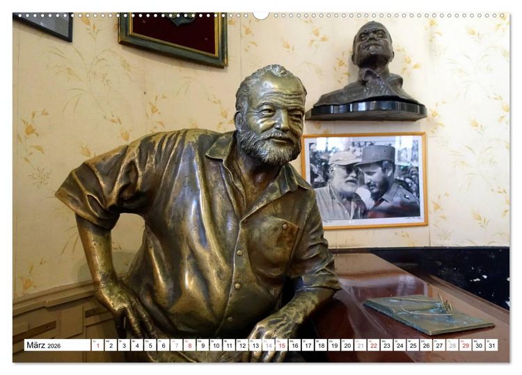 Produktbild: Hemingways Havanna - Ein Dichter und seine Stadt (Wandkalender 2026 DIN A2 quer), CALVENDO Monatskalender