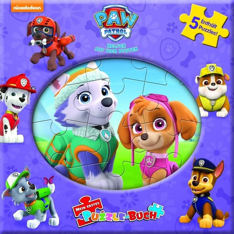 Produktbild: Puzzlebuch Paw Patrol M&auml;dchen