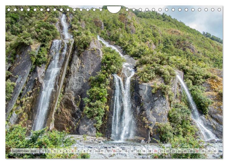 Produktbild: Neuseeland - Wandelnde Landschaften (Wandkalender 2026 DIN A4 quer), CALVENDO Monatskalender