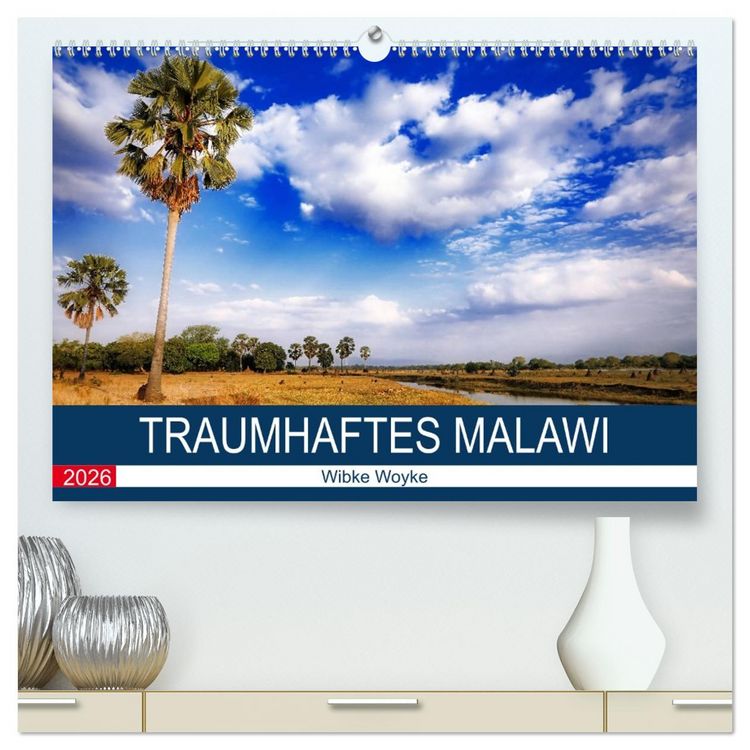 Produktbild: Traumhaftes Malawi (hochwertiger Premium Wandkalender 2026 DIN A2 quer), Kunstdruck in Hochglanz