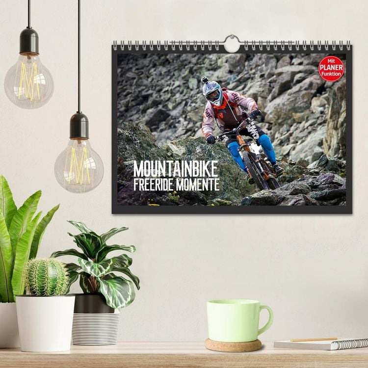 Produktbild: Mountainbike Freeride Momente (Wandkalender 2026 DIN A4 quer), CALVENDO Monatskalender